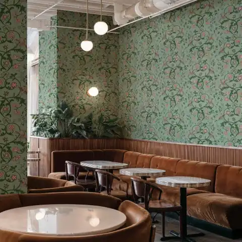 Reduceri Tapet Antwerp Damask, Sage, Coordonne, 5mp / rola
