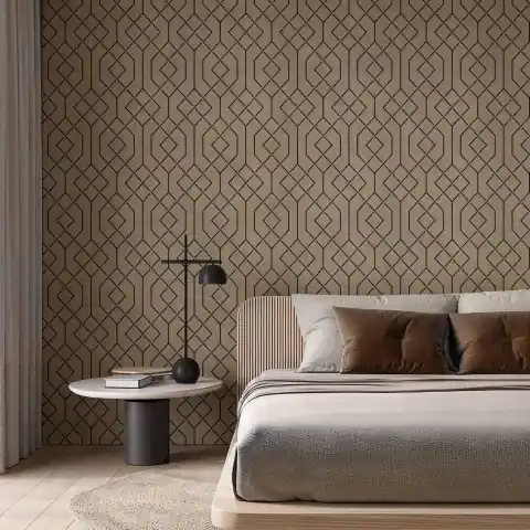 Reducere de preț Tapet Trellis, Mole, Coordonne, 5mp / rola