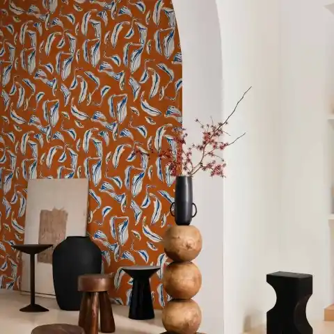 Preț promoțional Tapet Moroccan Branches, Clay, Coordonne 5mp / rola