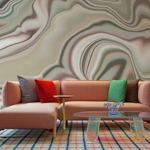 Fototapet Tres Tintas & Rebel Walls, Marble Mural Popular