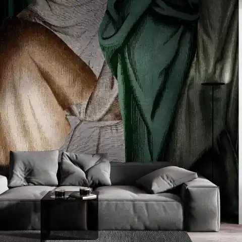 Mai ieftin Fototapet Drapery, Emerald, Coordonne