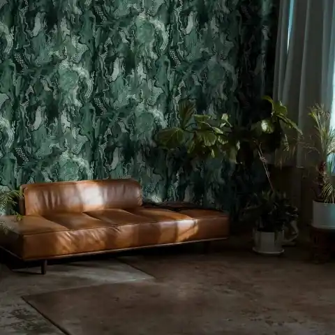 Livrare rapidă Tapet Timeless Stones, Green, Coordonne 5mp / rola