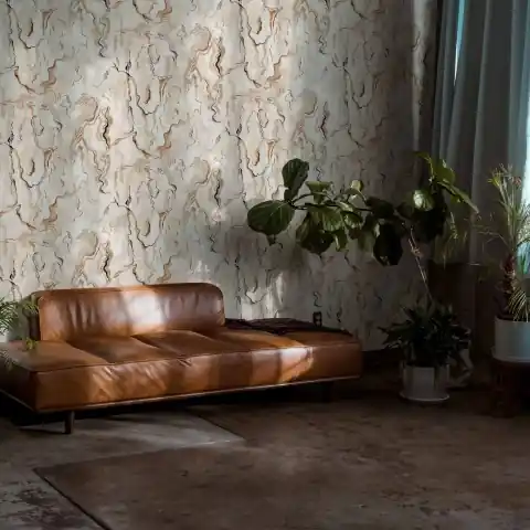 Cel mai bun preț Tapet Timeless Stones, Beige, Coordonne 5mp / rola