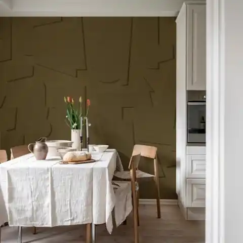 Fototapet, Abstract Wood, Brown, Rebel Walls Plată sigură