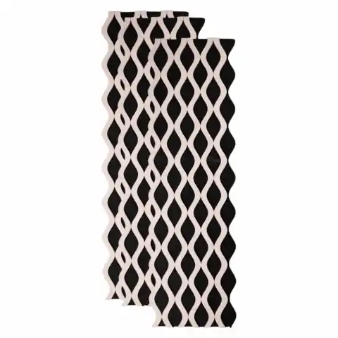 Cel mai bun preț Panou riflaj acustic decorativ, MDF si pasla, AC51, 240x30x1.8cm, Roz