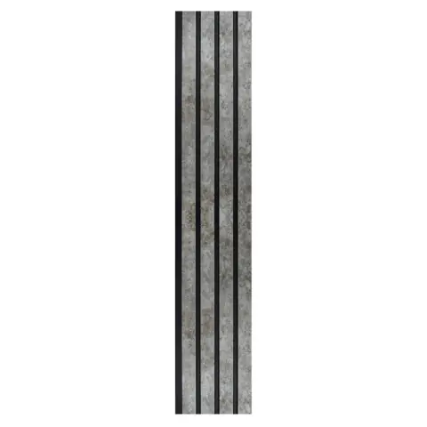 Panou decorativ, riflaj, RX102, 270x12x2cm, Gri Livrare expres