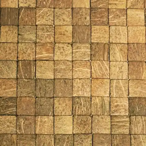 Panou decorativ 3D, Coconut, Honai Aqua Brown, 6 placi 42x42cm, 1.05 mp Ofertă limitată