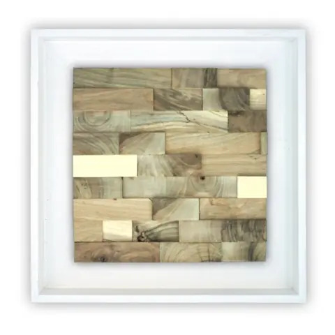 Promoție Panou decorativ lemn, Nuc, Skuta Shelter White
