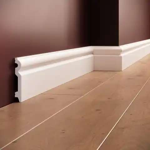 Disponibil imediat Plinta poliuretan flexibil, Manavi, S8F-10x1.5x200 cm