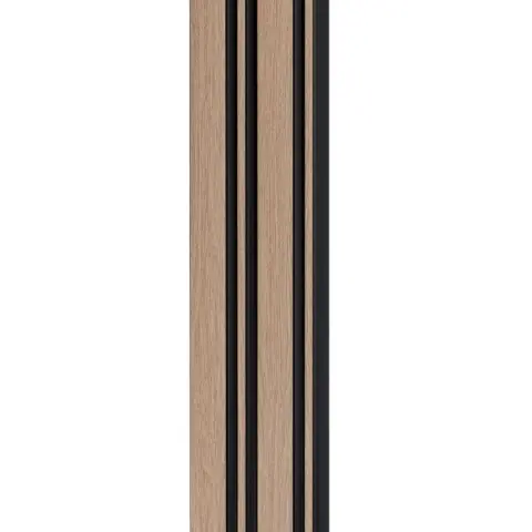 Retur gratuit Profil dreapta pentru riflaj decorativ 3D Milo, Oak Sonoma, 2.6x1.2x270 cm