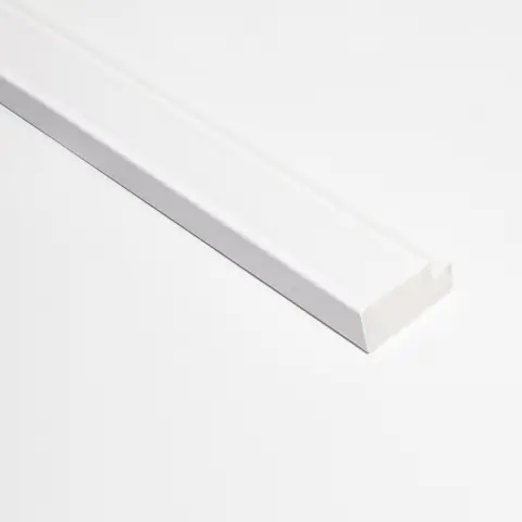 Profil dreapta pentru riflaj decorativ 3D Olmo, Alb, 2.6x1.2x270 cm Preț mic
