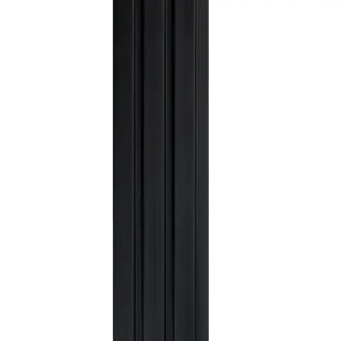 Profil dreapta pentru riflaj decorativ 3D Olmo, Negru, 2.6x1.2x270 cm Ofertă de sezon
