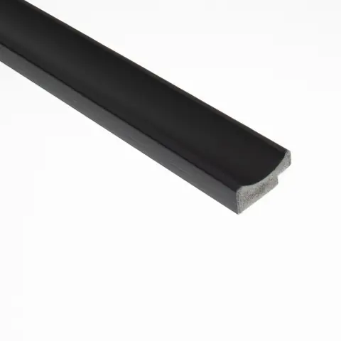 Profil dreapta pentru riflaj decorativ 3D Onda, Negru, 3.2x1.3x270 cm Expediere rapidă