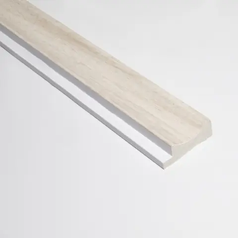 Profil stanga pentru riflaj decorativ 3D Onda, Stejar Alb, 3.8x1.3x270 cm Cumpără acum