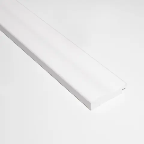 Reduceri Profil dreapta pentru riflaj decorativ 3D Versal, Alb, 4.9x1.3x270 cm