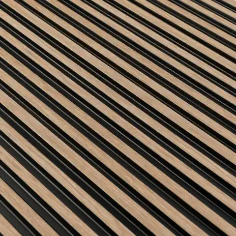 Panou riflaj decorativ 3D Asti, Oak Gold, 12.2x1.2x270 cm Ultima șansă