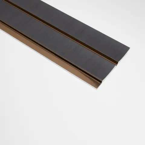Popular Panou riflaj decorativ 3D Amber, Antracit, 13x1.2x270 cm