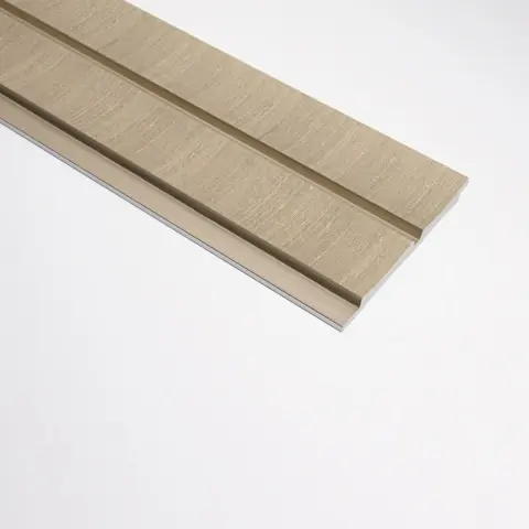 Panou riflaj decorativ 3D Amber, Bej, 13x1.2x270 cm Bestseller