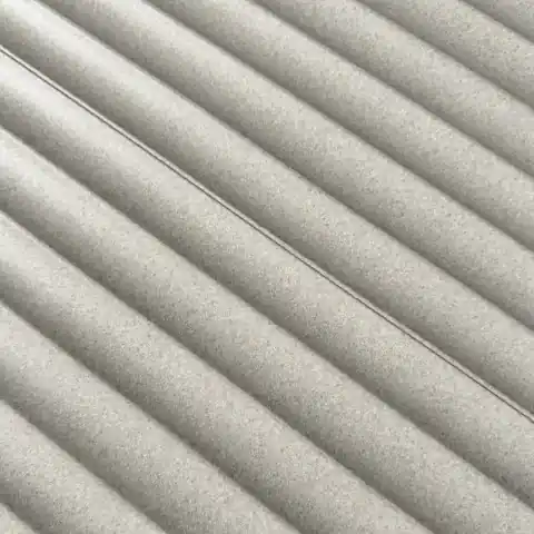 Cumpărături sigure Panou riflaj decorativ 3D Gresso, Stone Grey, 25x1.3x270 cm
