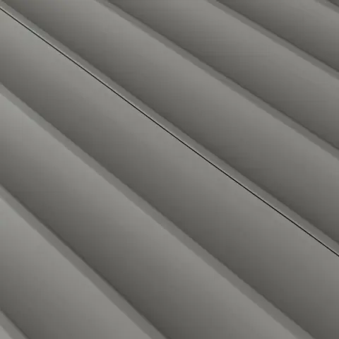Panou riflaj decorativ 3D Velutto, Misty Grey, 25x1.3x270 cm Calitate înaltă