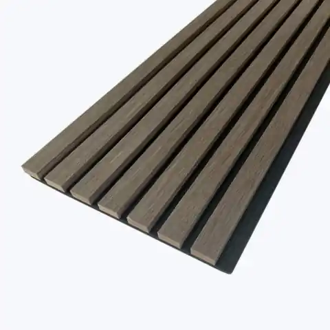 Riflaj decorativ MDF, Walnut, fonoabsorbant, 28x2.1x270 cm Mai ieftin