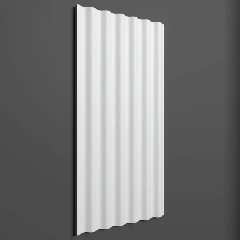Premium Panou riflaj decorativ 3D, W372 - 25x1.6x280 cm