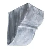 Reducere specială Consola decorativa din poliuretan, gri, modern, ED016G - 12x12x14 cm