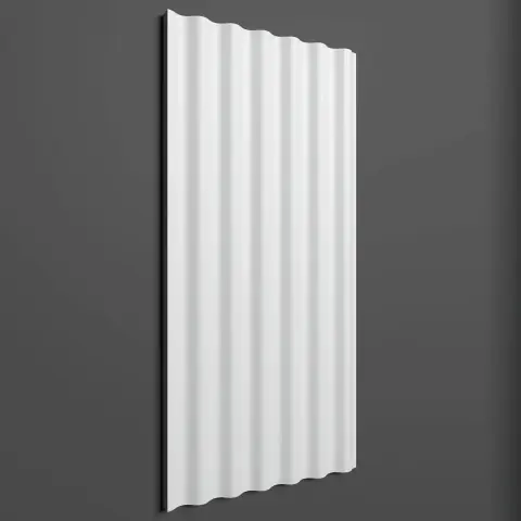 Bestseller Panou riflaj decorativ 3D, W372 - 25x1.6x200 cm
