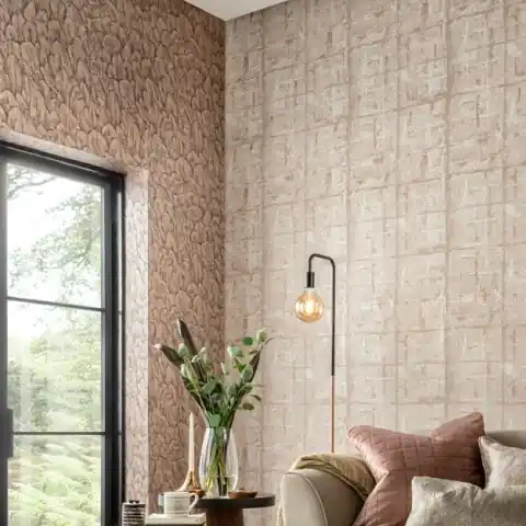 Calitate înaltă Tapet, Tranquil, Beach Copper Luxury Feather, 1838 Wallcoverings, 5.3mp / rola
