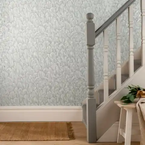 Tapet, Tranquil, Mist Grey Luxury Feather, 1838 Wallcoverings, 5.3mp / rola Ofertă specială