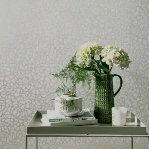 Preț promoțional Tapet, Pebble, Pearl Cream Luxury Patterned, 1838 Wallcoverings, 5.3mp / rola