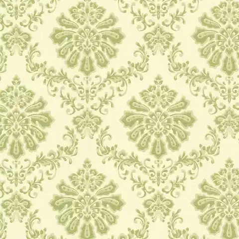 Tapet, Broughton, Lime Green Luxury Damask, 1838 Wallcoverings, 5.3mp / rola Plată securizată