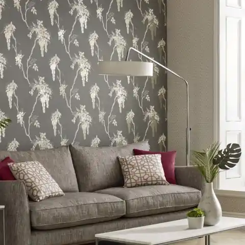 Tapet, Leonora, Grey Luxury Floral, 1838 Wallcoverings, 5.3mp / rola Reducere de preț