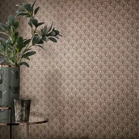 Tapet, Elodie, Burnished Gold Luxury Foil, 1838 Wallcoverings, 5.3mp / rola Lichidare de stoc