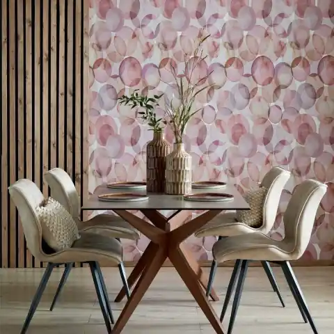 Tapet, Honesty, Shell Pink Luxury Geometric, 1838 Wallcoverings, 5.3mp / rola Cel mai vândut