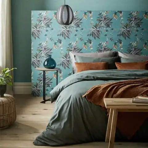 Preferatul clienților Tapet, Serenity, Indigo Blue Luxury Tree, 1838 Wallcoverings, 7mp / rola