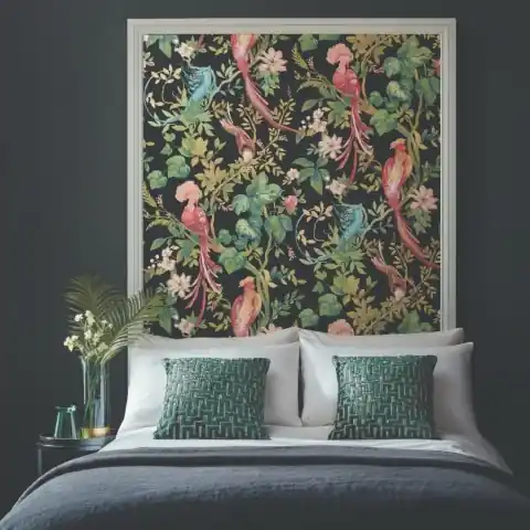 Ofertă de sezon Tapet, Bird Sonnet, Jet Black Luxury Bird, 1838 Wallcoverings, 7mp / rola