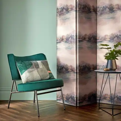 Chilipir Tapet, Lakeside, Sunset Pink Luxury Landscape, 1838 Wallcoverings, 5.3mp / rola