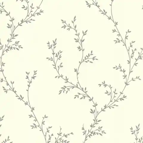 Tapet, Milton, Silver Luxury Leaf, 1838 Wallcoverings, 5.3mp / rola Cel mai bun preț