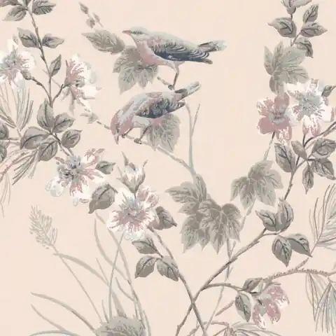 Tapet, Rosemore, Pink Luxury Bird, 1838 Wallcoverings, 5.3mp / rola Preferatul clienților