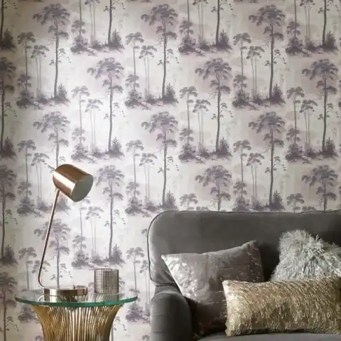 Tapet, Prior Park, Pink Luxury Tree, 1838 Wallcoverings, 5.3mp / rola Ultima șansă