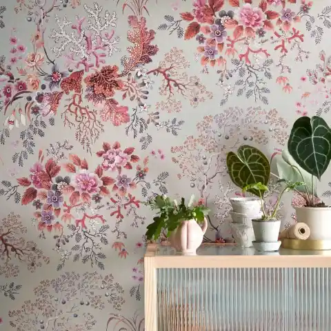 Cumpără online Tapet, Killburn‘s Coral, Coral Reef Pink, 1838 Wallcoverings, 5.3mp / rola