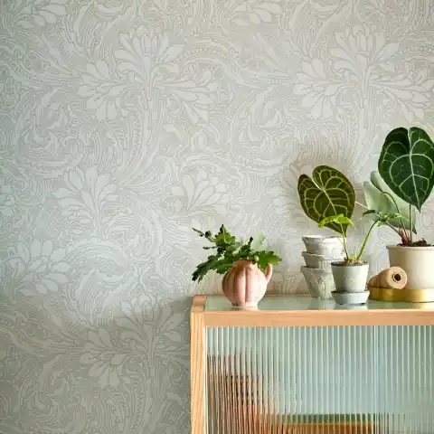 Tapet, Eden, Natural Cream, 1838 Wallcoverings, 5.3mp / rola Premium