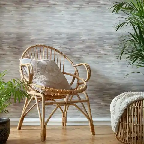 Tapet, Prism, Caramel Neutral Luxury Geometric, 1838 Wallcoverings, 5.3mp / rola Doar azi