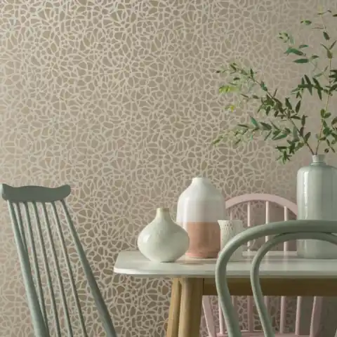 Tapet, Pebble, Beach Rose Gold Luxury Patterned, 1838 Wallcoverings, 5.3mp / rola Preț promoțional