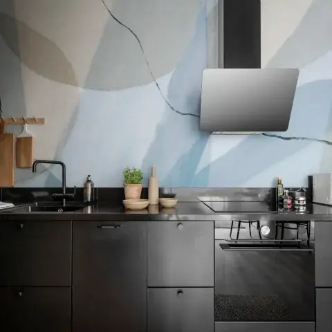 Fototapet, Asana, Ocean Blue, Rebel Walls Mai ieftin