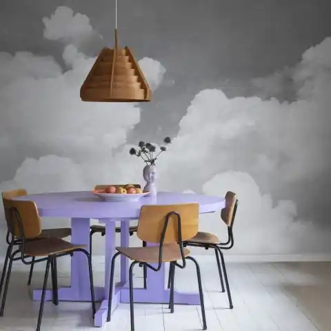 Fototapet, Cuddle Clouds, Graphite, Rebel Walls Livrare rapidă