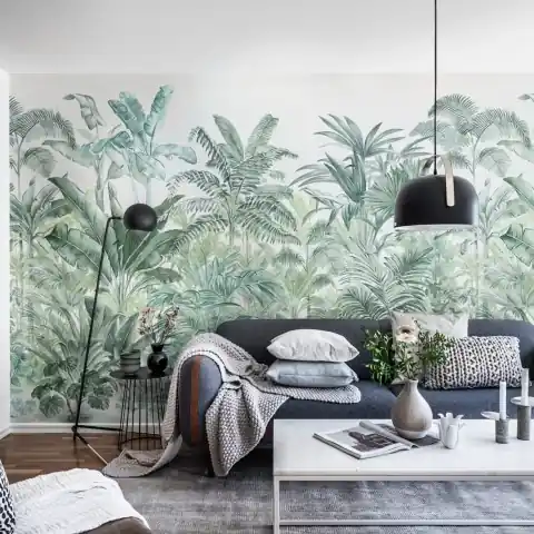 Fototapet, Pride Palms, Emerald, Rebel Walls Doar azi