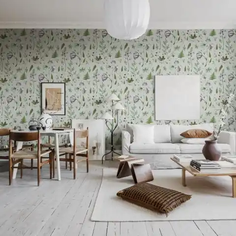 Fototapet, Botanical, Green, Rebel Walls Discount