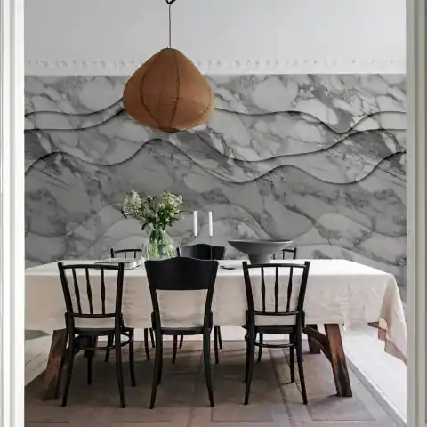 Ofertă exclusivă Fototapet, 3D Wave, Marble, Rebel Walls
